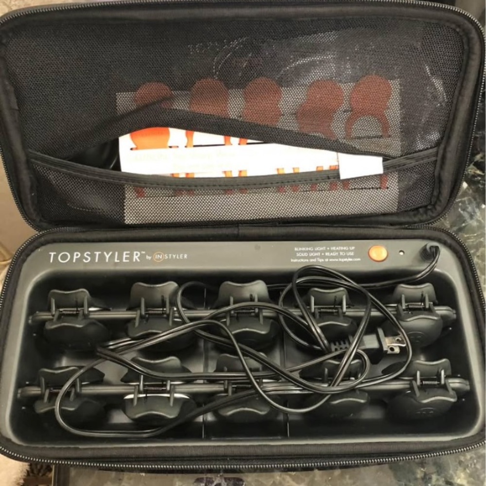 Topstyler by instyler Hair Styling Tool curlers clips
